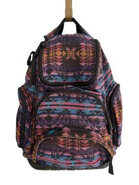 SPEEDO Day Break Backpack Multicolor Southwestern Aztec Design Boho Hipster